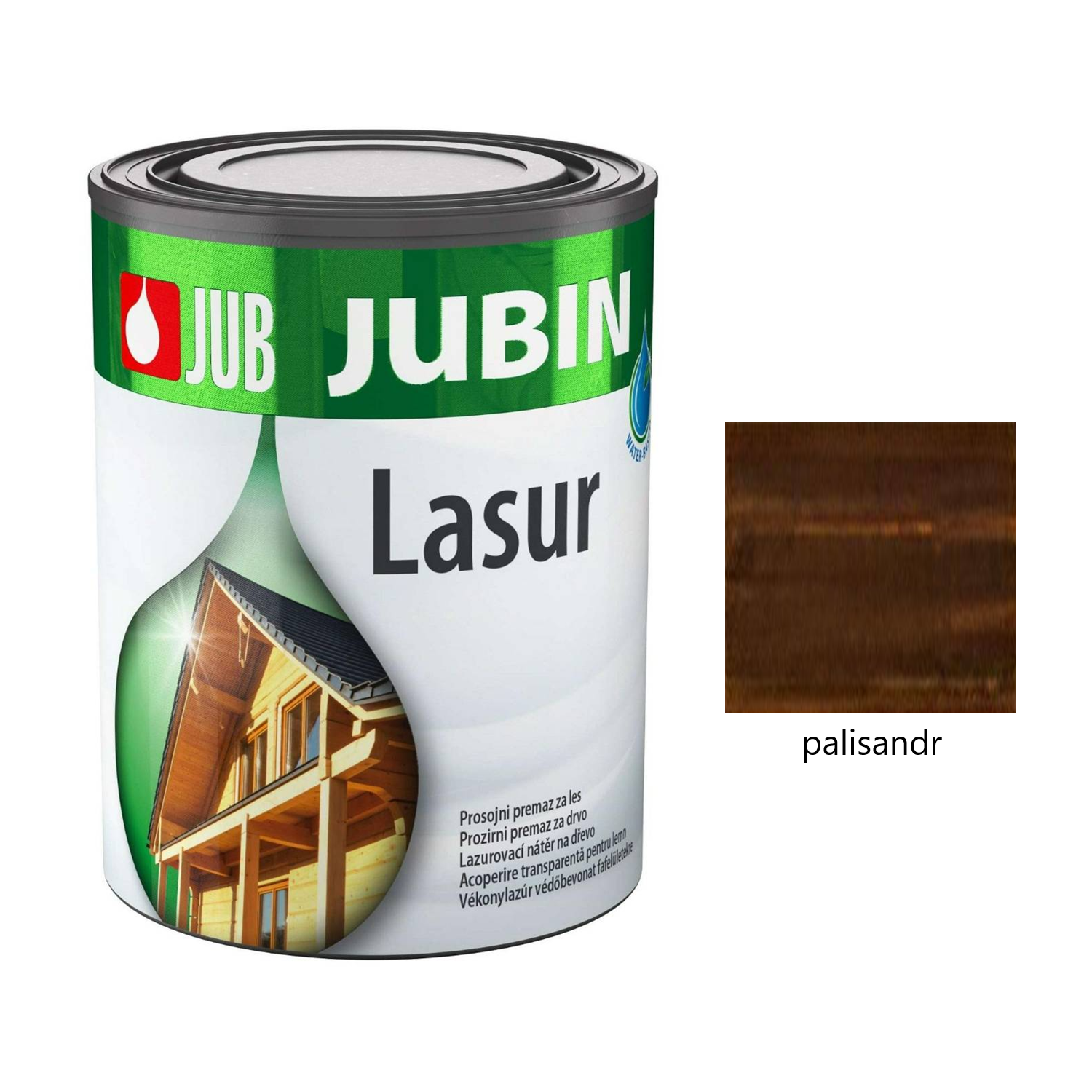 JUB JUBIN Lasur silnovrstvá lazura na dřevo - mahagon