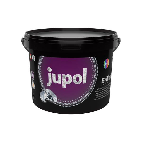 JUB JUPOL Brilliant bílá interiérová omyvatelná malířská barva na zeď 5 l