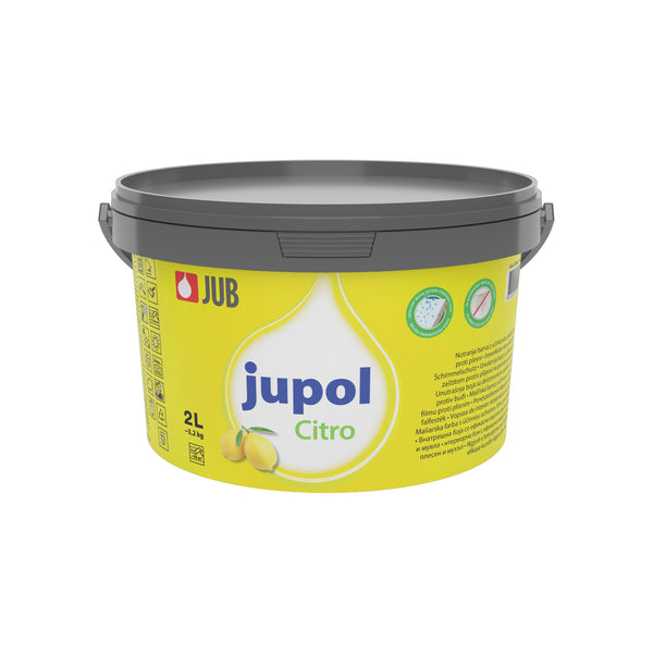 JUB JUPOL Citro bílá interiérová protiplísňová malířská barva na zeď 2 l