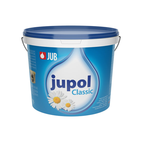 JUB JUPOL Classic bílá interiérová malířská barva na zeď 15 l