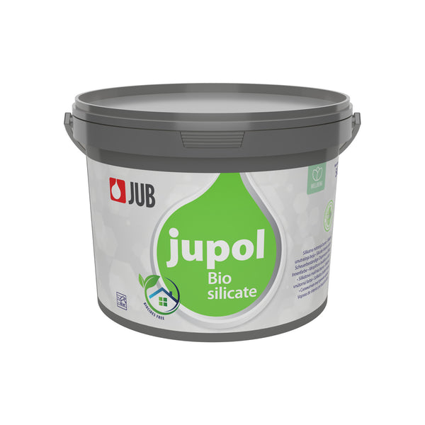 JUB JUPOL Silicate bílá omyvatelná malířská barva na zeď 5 l