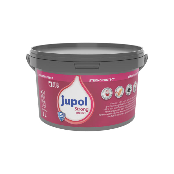 JUB JUPOL Strong Protect vysoce odolná omyvatelná malířská barva 2 l
