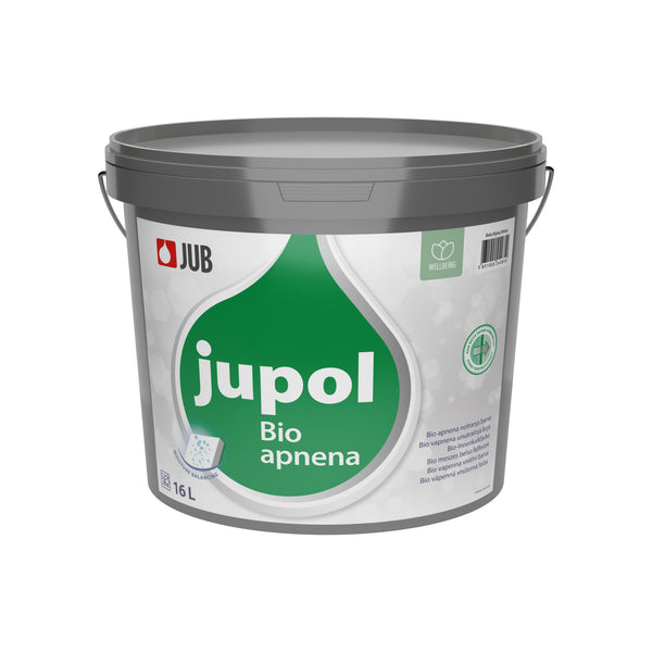 JUB JUPOL bílá vápenná interiérová malířská barva na zeď 16 l