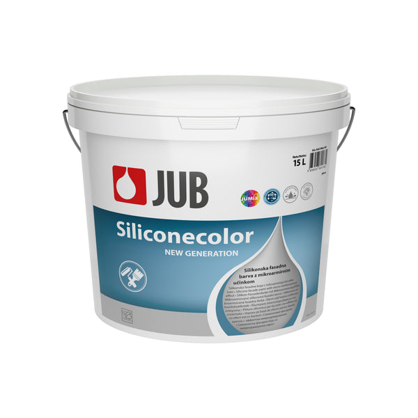 JUB SILICONECOLOR bílá silikonová fasádní barva 15 l