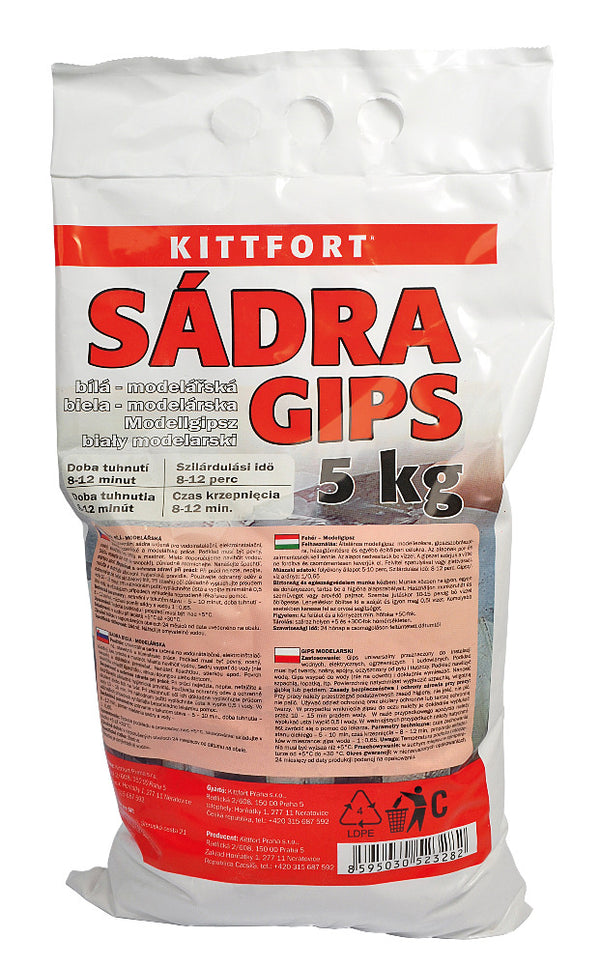 KITTFORT Sádra modelářská bílá