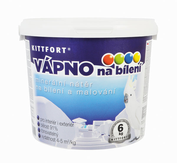 KITTFORT VÁPNO hašené na bílení a malovaní
