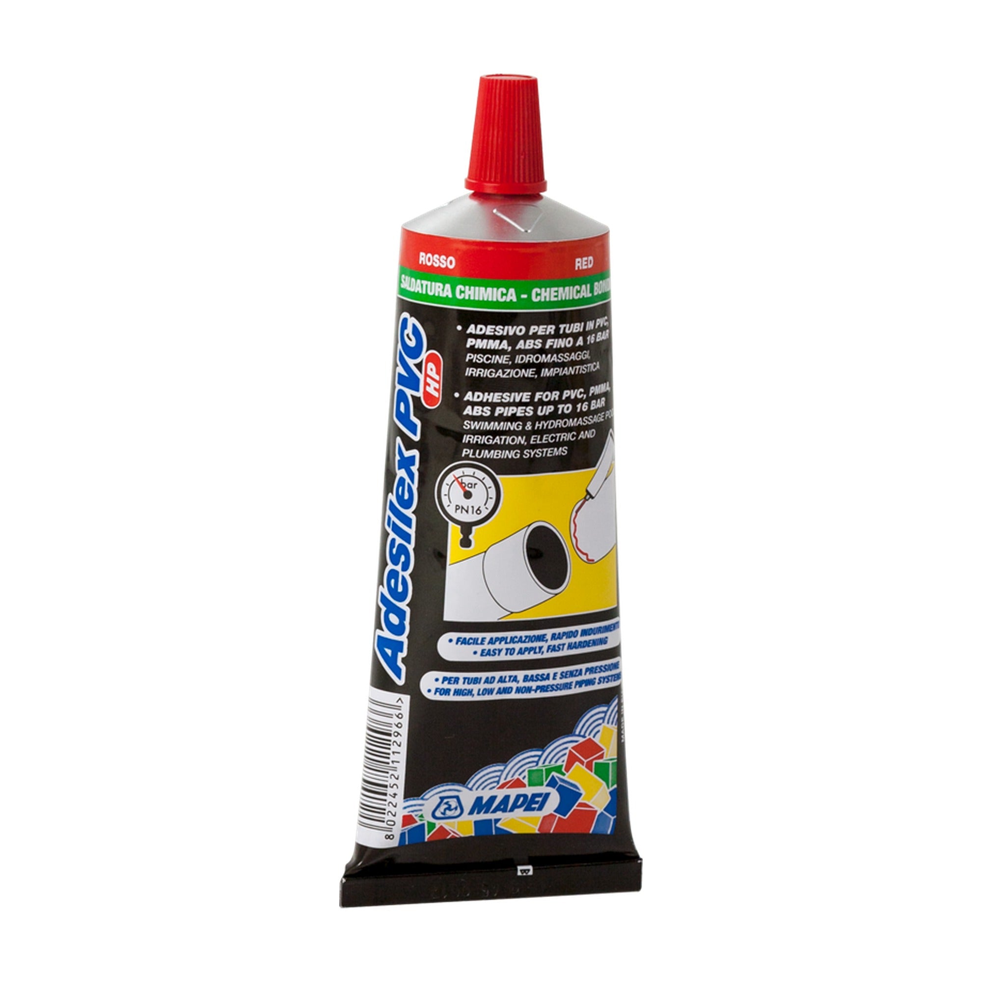 MAPEI Adesilex PVC HP lepidlo pro lepení plastového potrubí 50 ks (0,125 kg/ks)