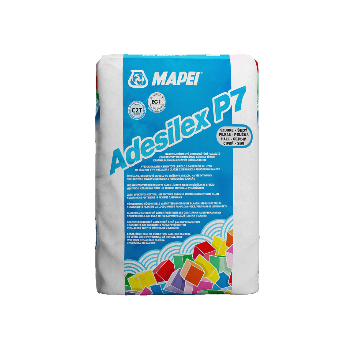 MAPEI Adesilex P7 mrazuvzdorné cementové lepidlo pro dlažbu a obklady 25 kg