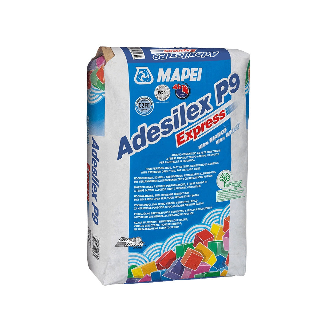 MAPEI Adesilex P9 Express rychletvrdnoucí cementové lepidlo na dlažbu a obklad 25 kg