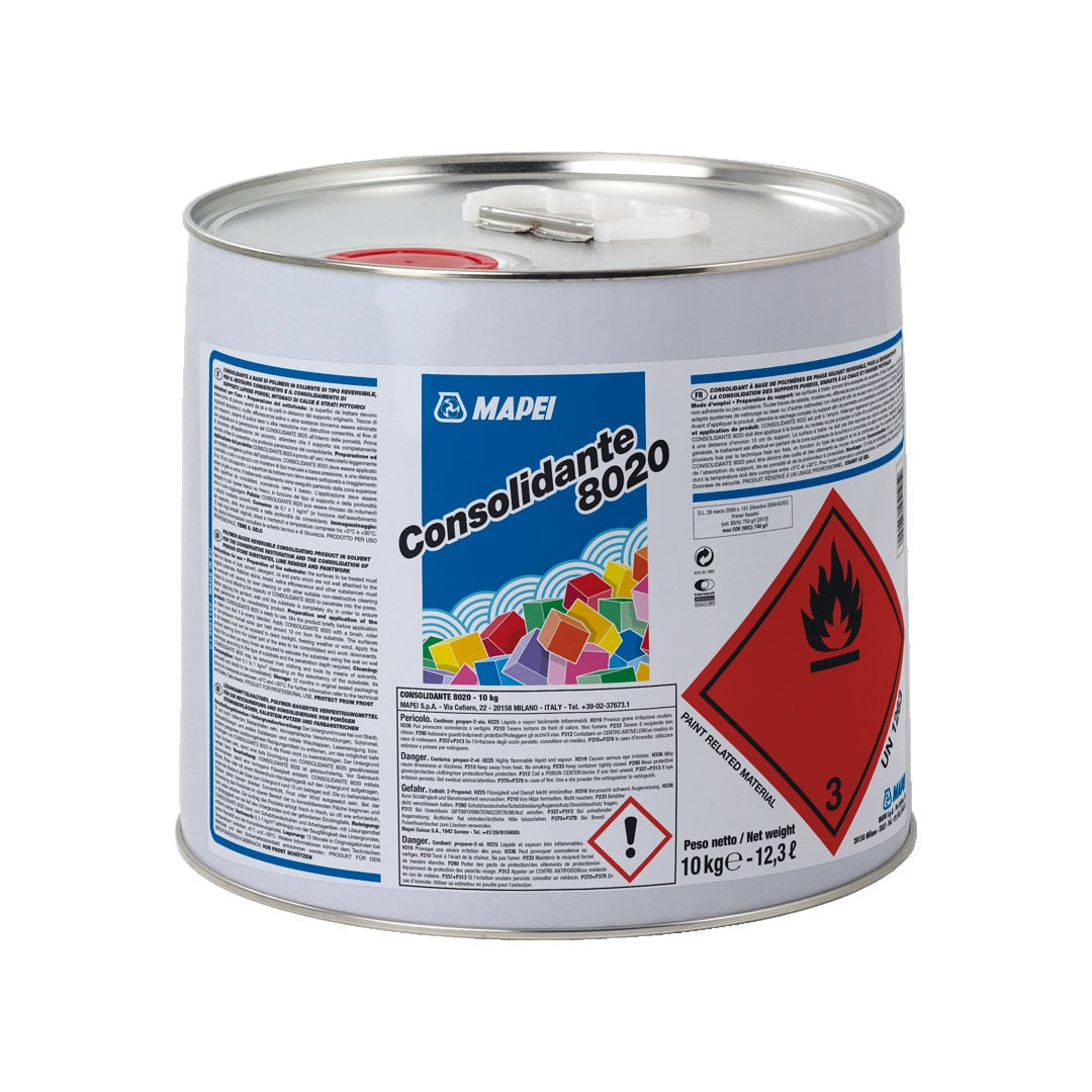 MAPEI Consolidante 8020 zpevňovač pro obnovu pórovitých povrchů 10 kg