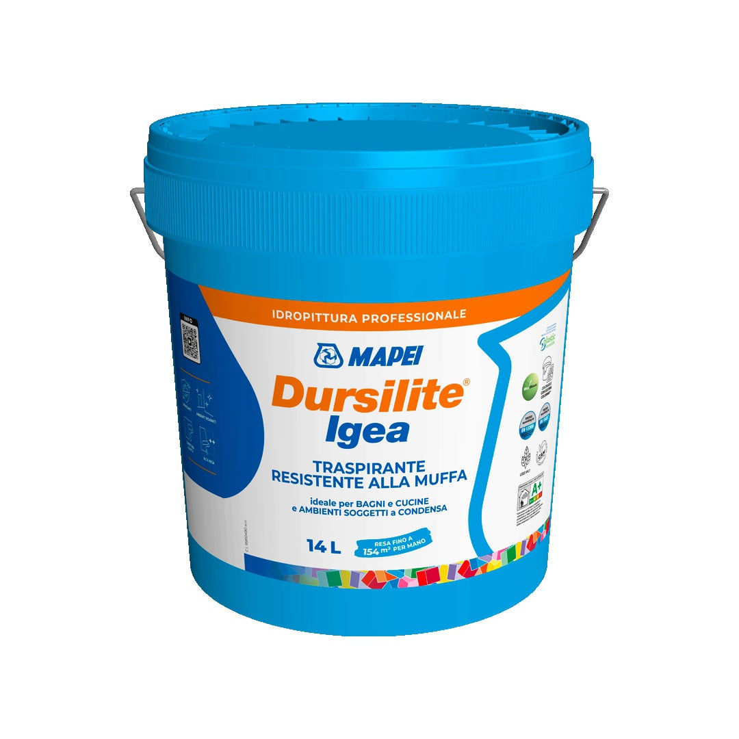 MAPEI Dursilite Igea interiérová barva proti plísním a bakteriím 1 l, 4 l, 14 l