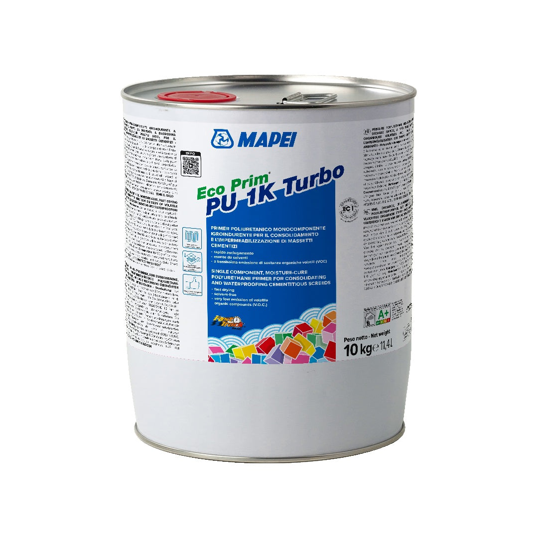 MAPEI Eco Prim PU 1K Turbo rychleschnoucí polyuretanový penetrační nátěr 10 kg
