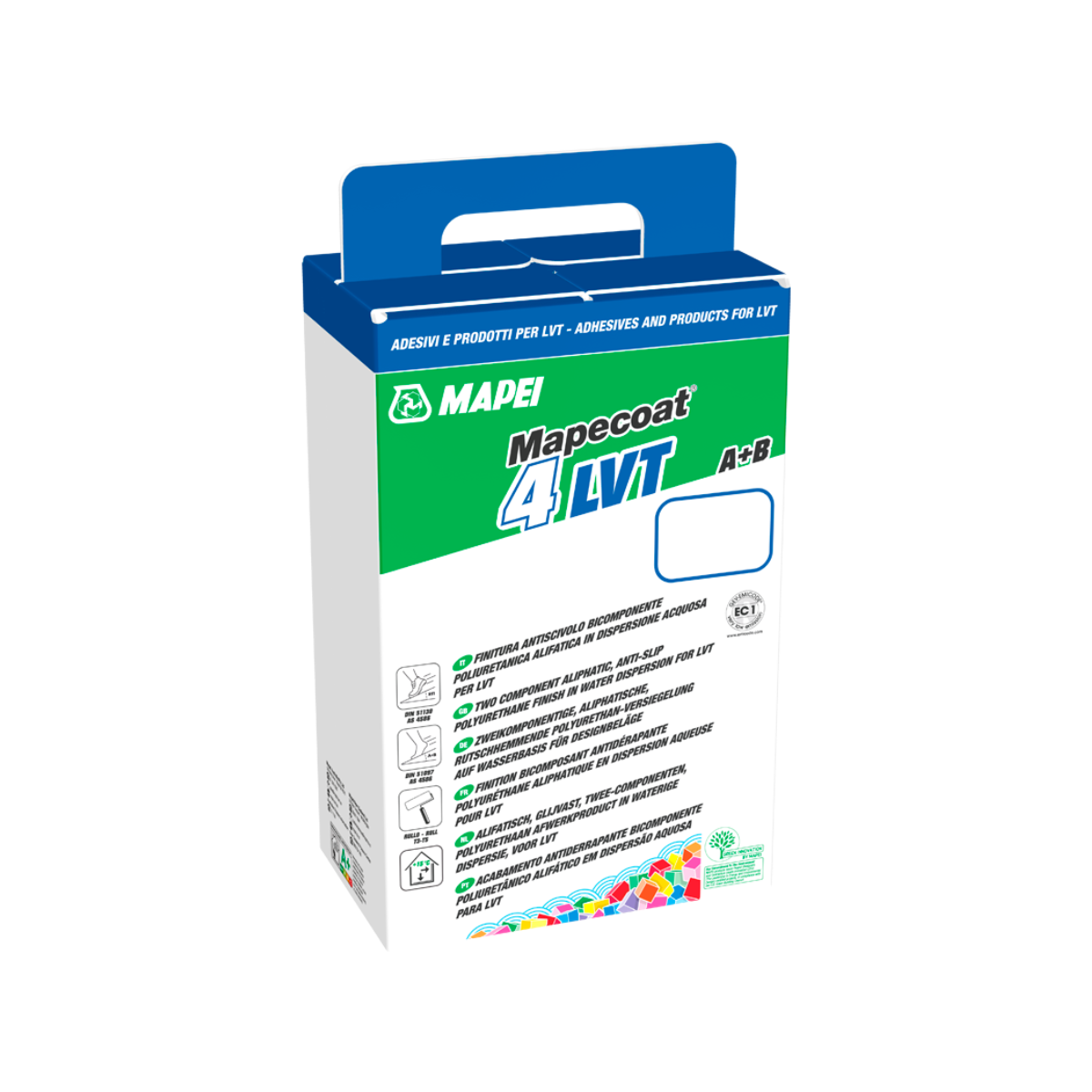 MAPEI Mapecoat 4 LVT protiskluzový ochranný nátěr na vinyl 1,2 kg