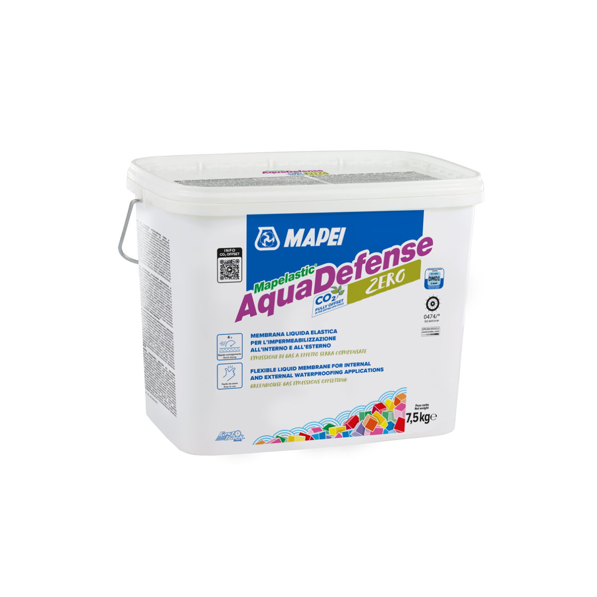 MAPEI Mapelastic AquaDefense Zero jednosložková tekutá hydroizolace 7,5 kg