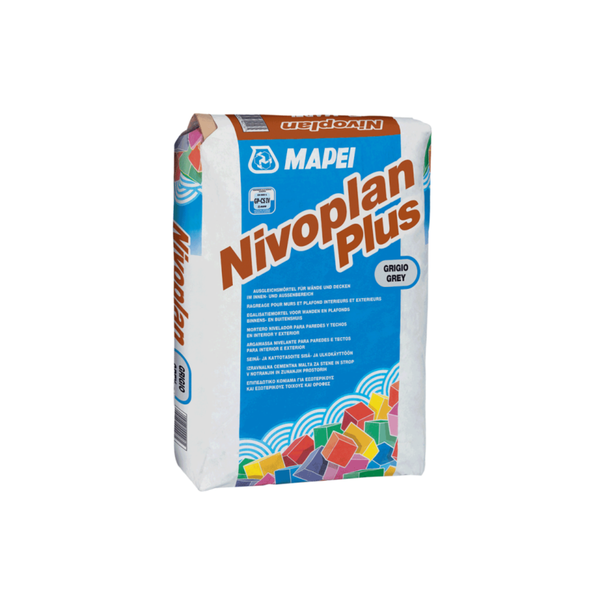MAPEI Nivoplan Plus vyrovnávací cementová malta na stěny a podlahy 25 kg
