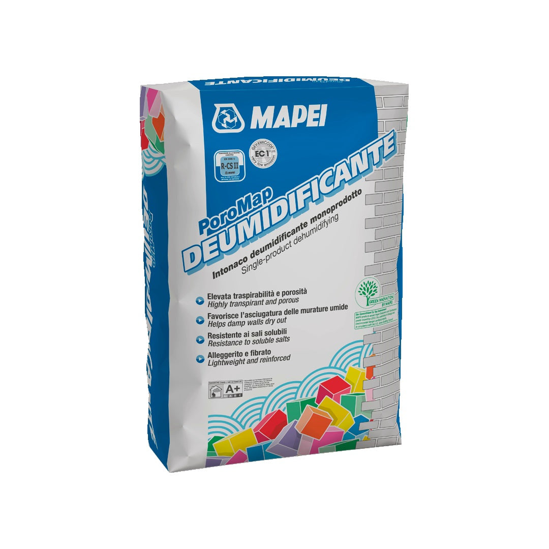 MAPEI Poromap Deumidificante odvlhčovací sanační malta na vlhké zdivo 20 kg