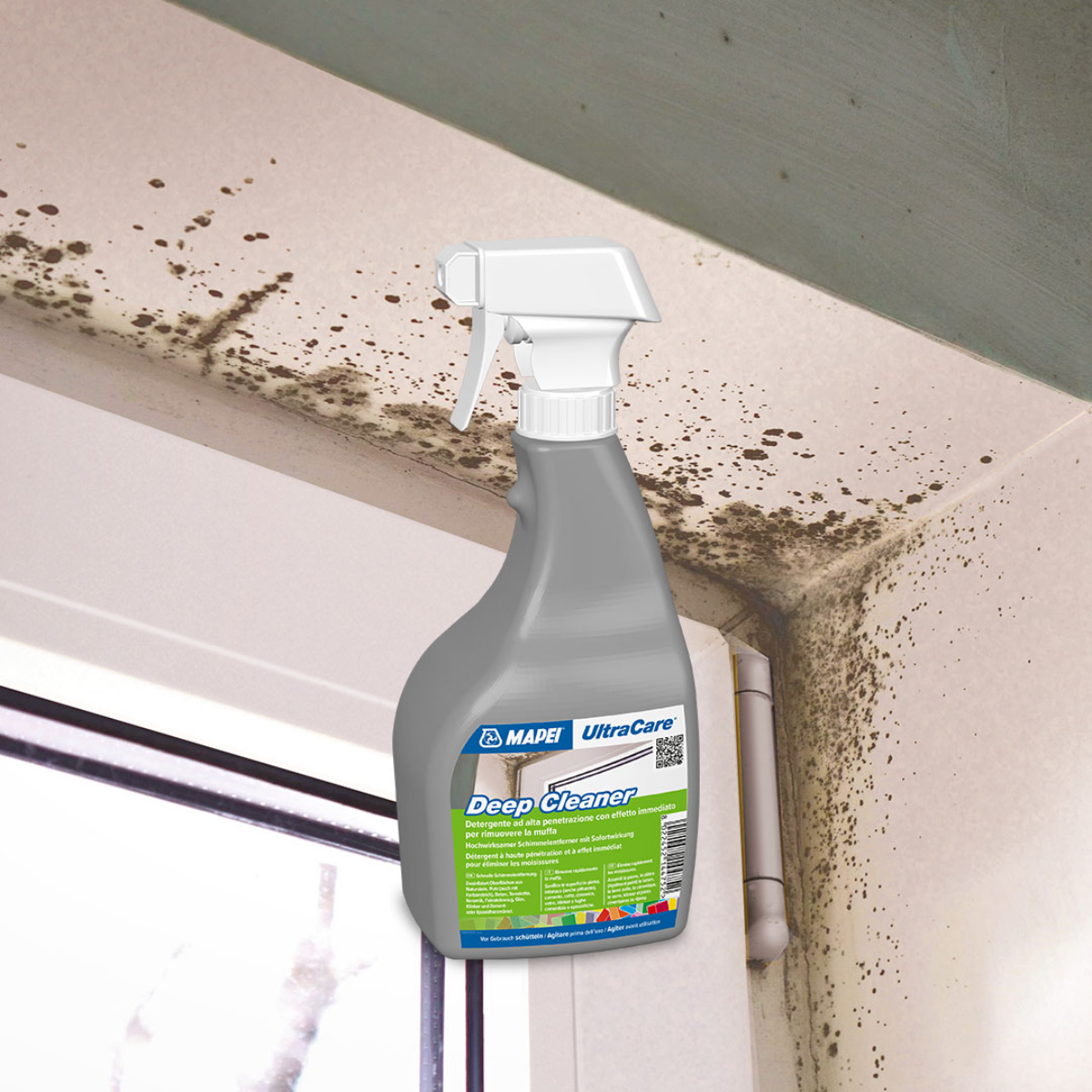 MAPEI UltraCare Deep Cleaner čistící prostředek na odstranění plísní ze stěn 0,75 l
