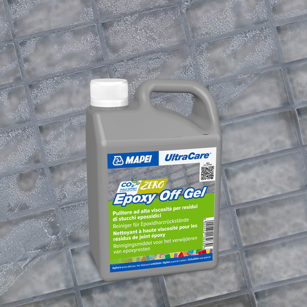 MAPEI UltraCare Epoxy Off Gel čistící prostředek k odstranění zbytků epoxidu aplikace