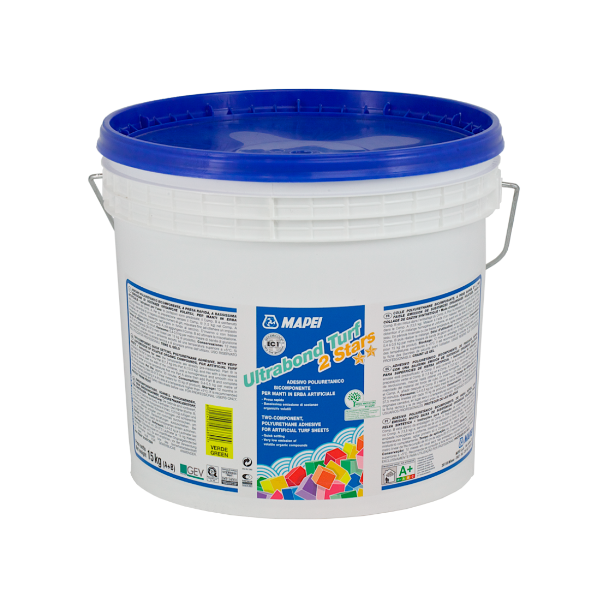 MAPEI Ultrabond Turf 2 Stars dvousložkové polyuretanové lepidlo na umělý trávník 15 kg