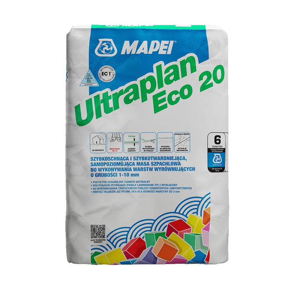 MAPEI Ultraplan Eco 20 samonivelační cementová malta pro vyrovnání podlah 23 kg