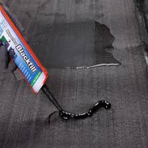 MAPEI Mapeflex Blackfill bitumenový těsnící tmel aplikace
