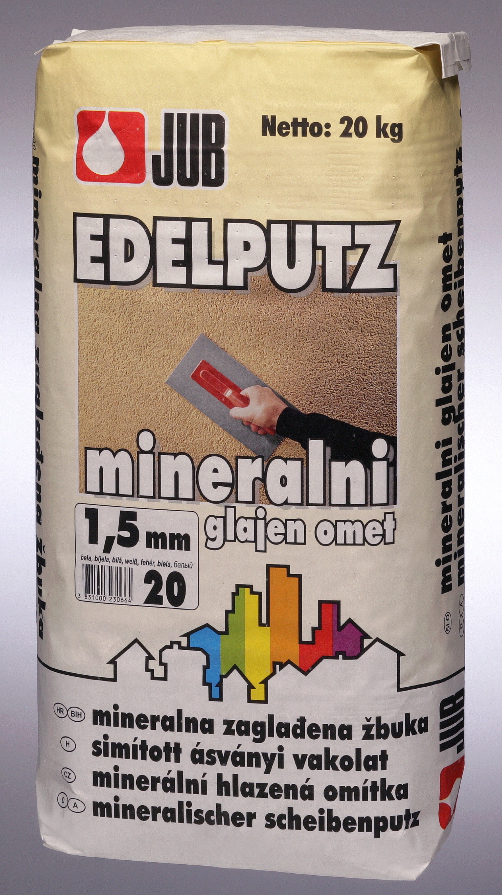 JUB JUBIZOL Mineral finish S minerální hlazená omítka 20 kg