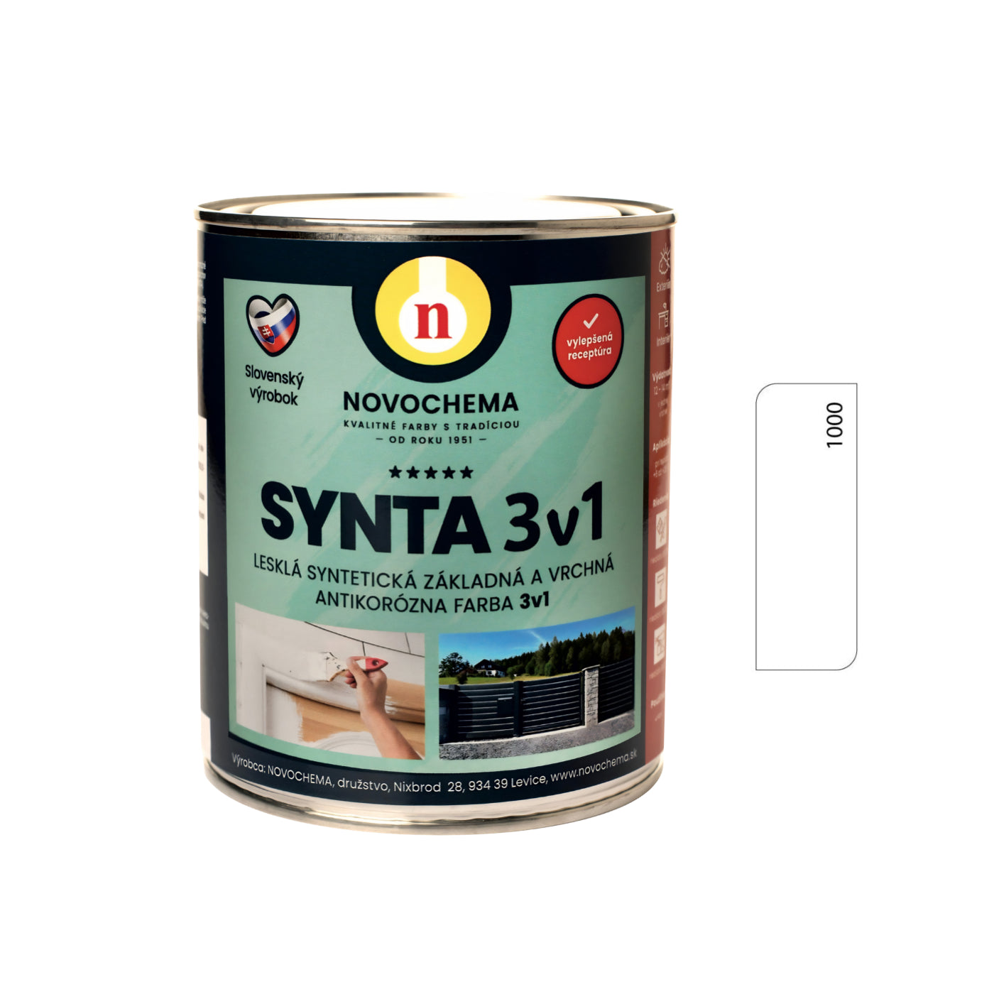 NOVOCHEMA SYNTA 3v1 v sadě s potřebným náčiním