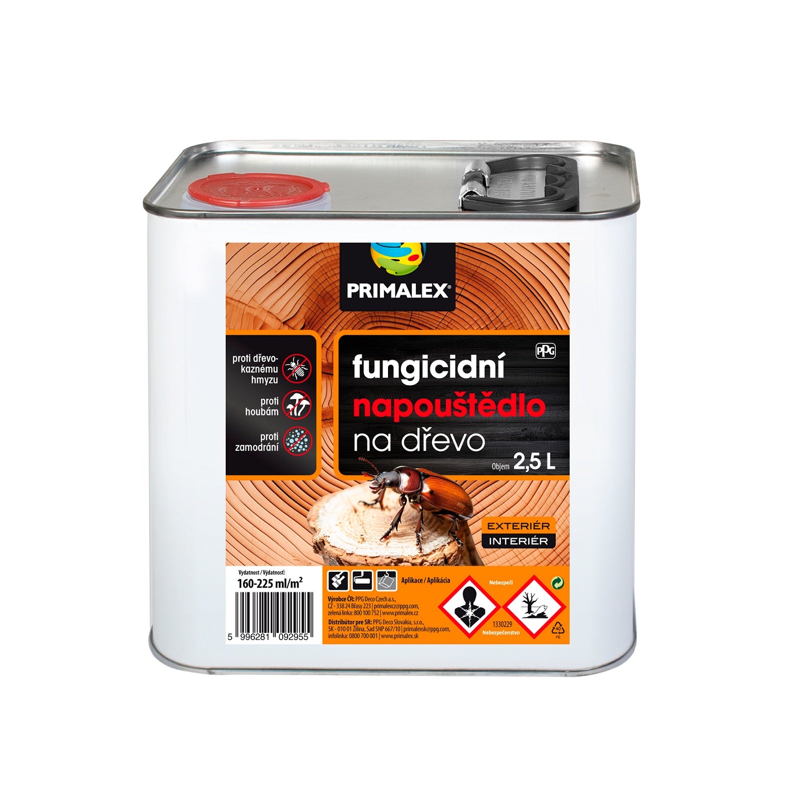 PRIMALEX Fungicidní napouštědlo na dřevo 0,75 l