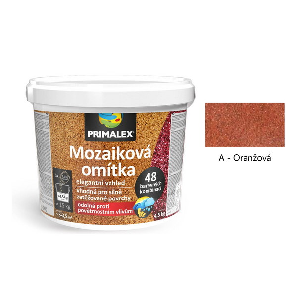 PRIMALEX Mozaiková omítka - A - Oranžová