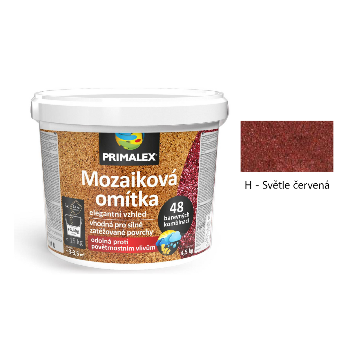 PRIMALEX Mozaiková omítka - G - Tmavá šedá