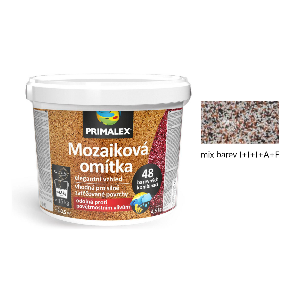 PRIMALEX Mozaiková omítka - mix barev I+I+I+A+F