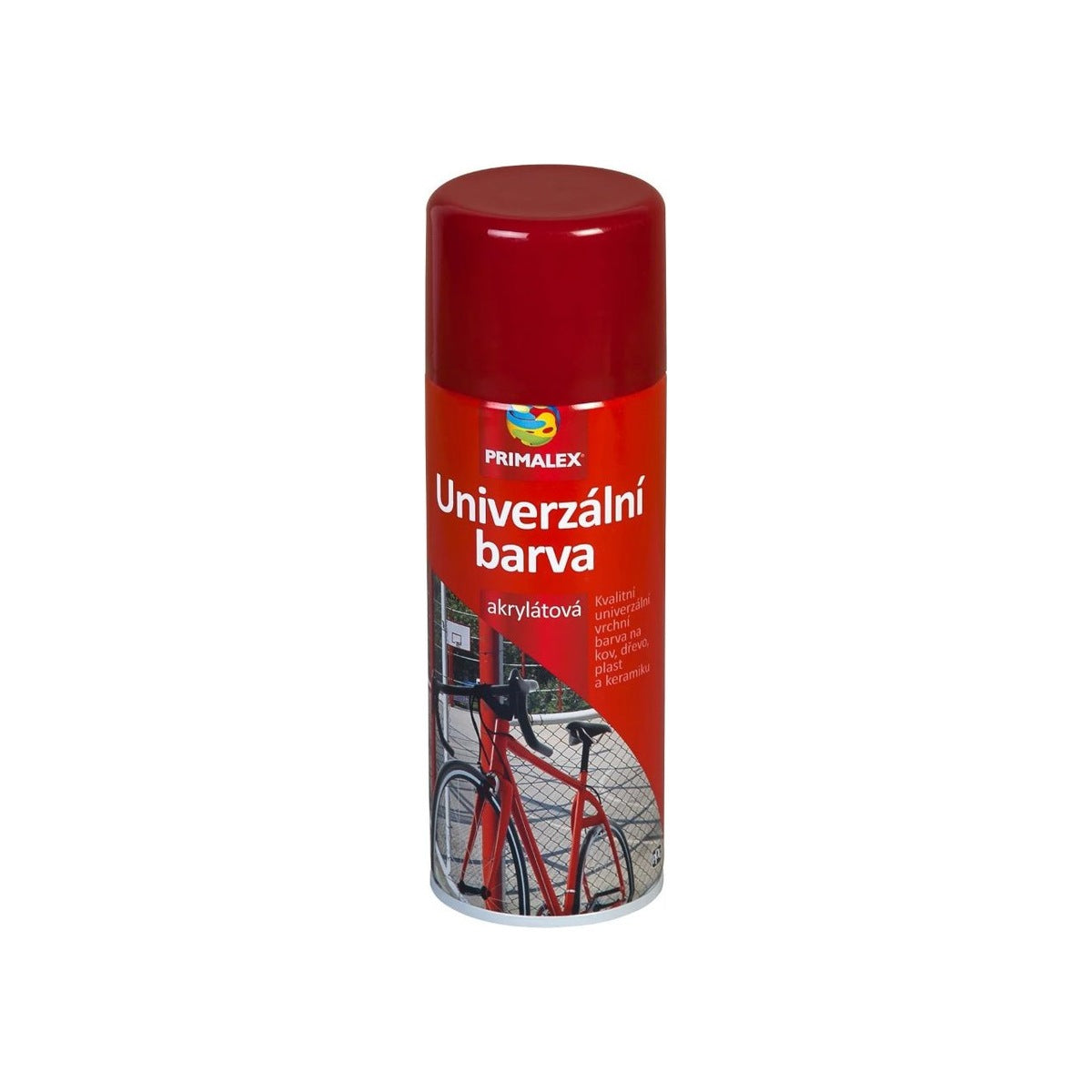 PRIMALEX Univerzální akrylátová barva ve spreji 400ml RAL3003 Rubinova