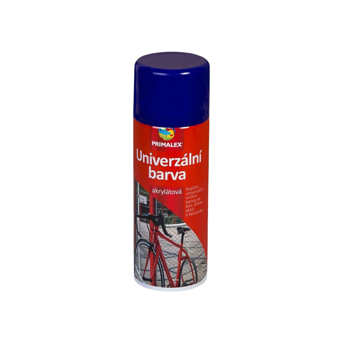PRIMALEX Univerzální akrylátová barva ve spreji 400ml RAL3020 Cervena dopravna