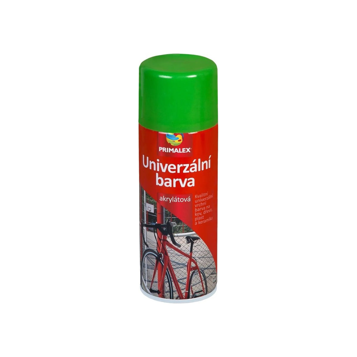 PRIMALEX Univerzální akrylátová barva ve spreji 400ml RAL6018 Zelenozlta