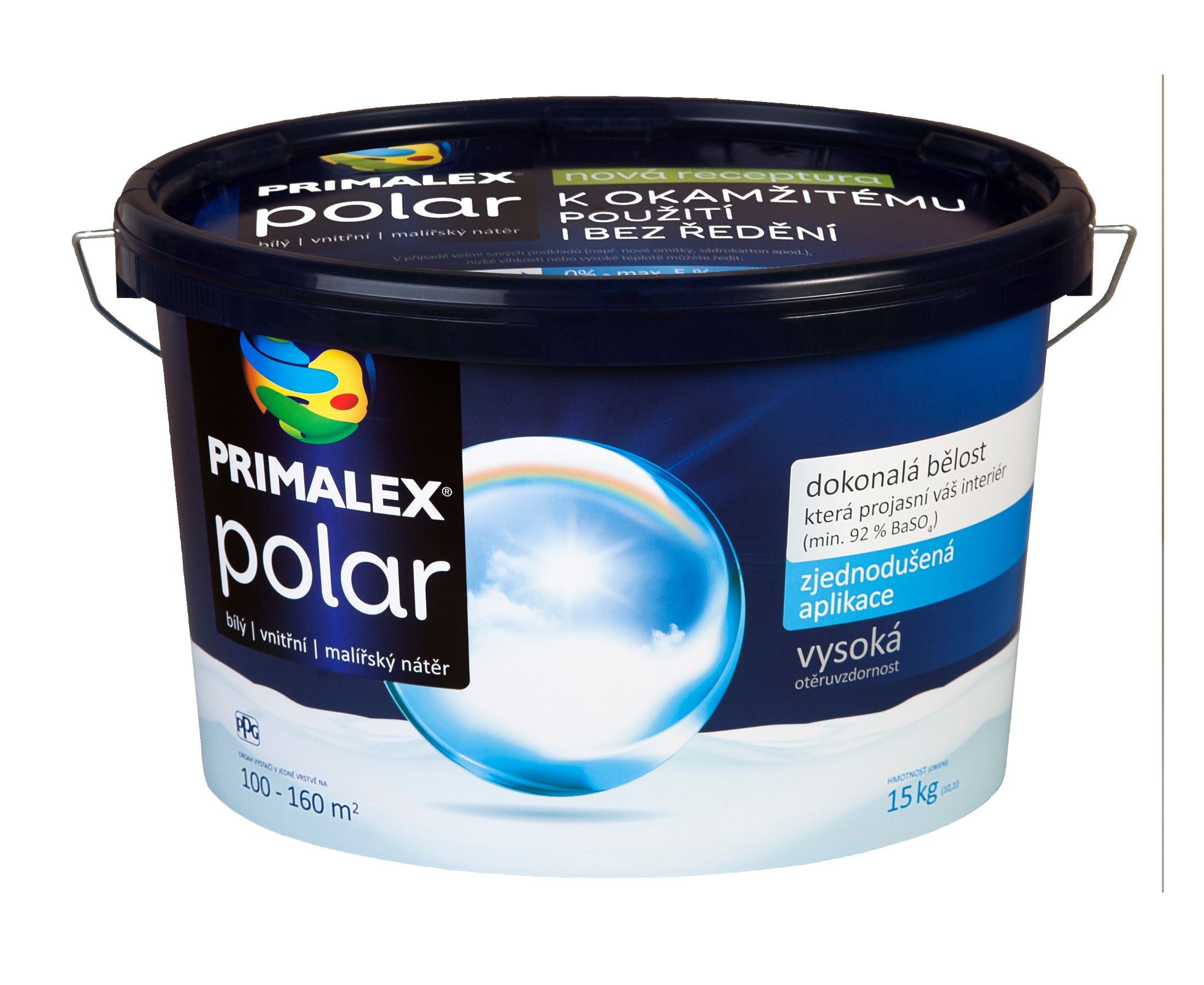 PRIMALEX polar bílý vnitřní malířský nátěr 15 kg