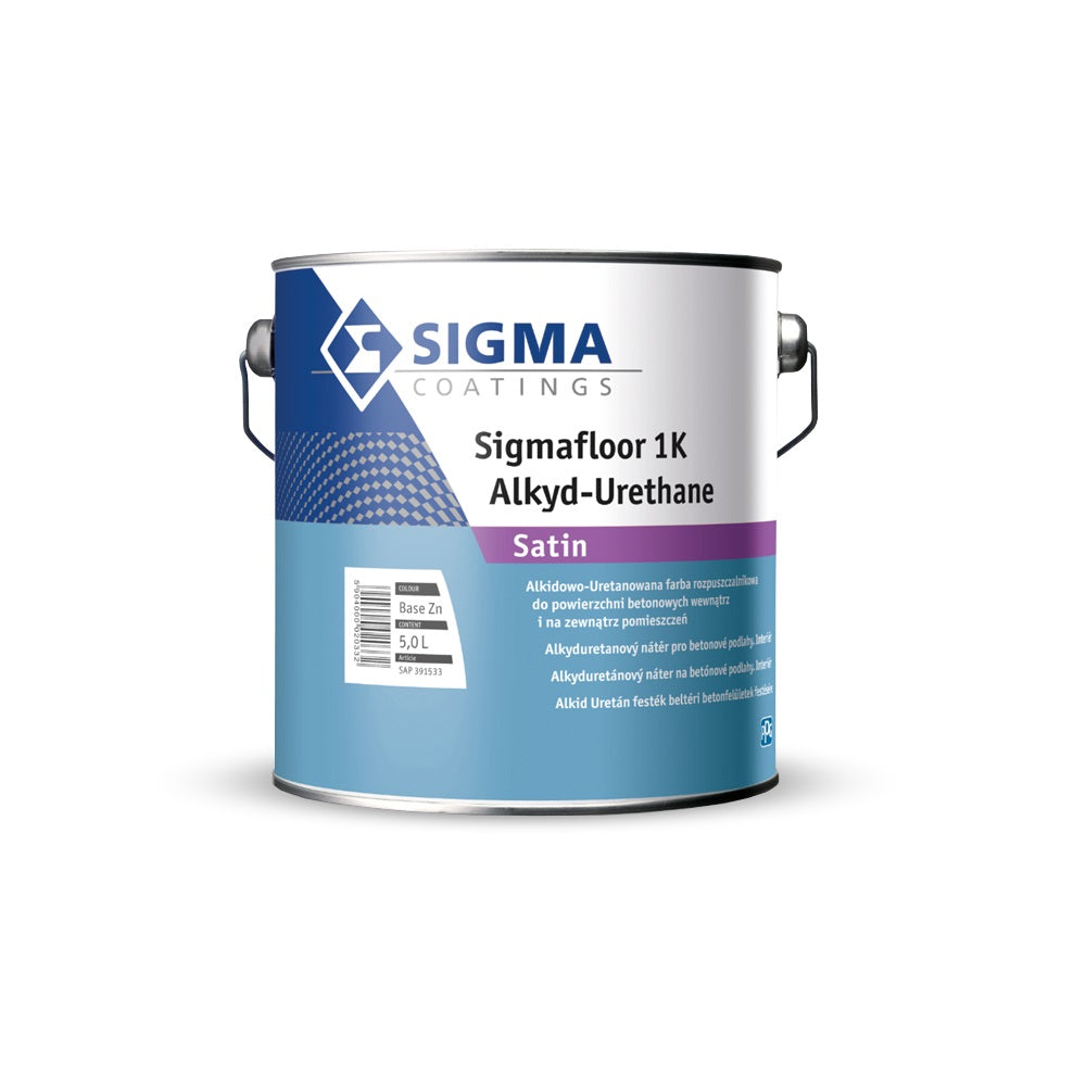 SIGMA Sigmafloor 1K Alkyd - Urethane Alkyduretanový nátěr na betonové podlahy v interiéru a exteriéru 5 l