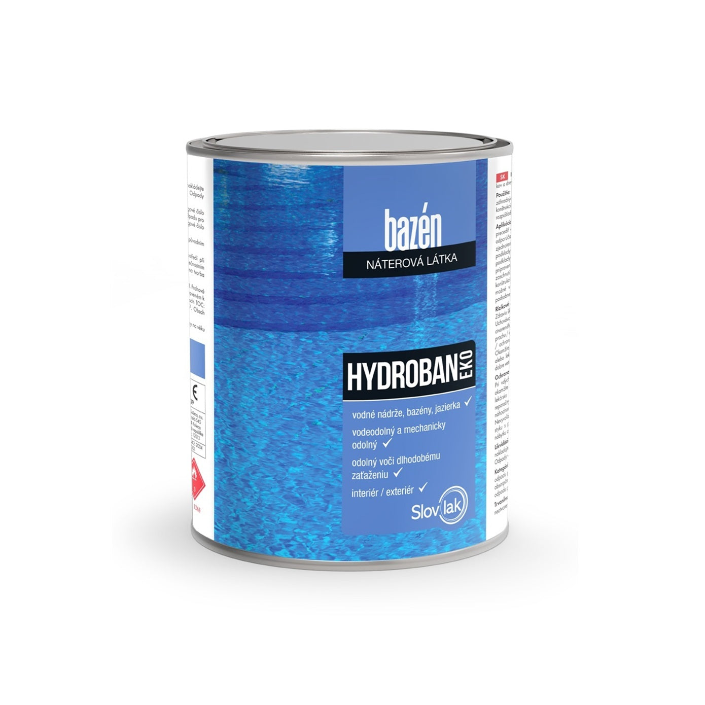 Slovlak HYDROBAN EKO syntetická nátěrová hmota na bazény