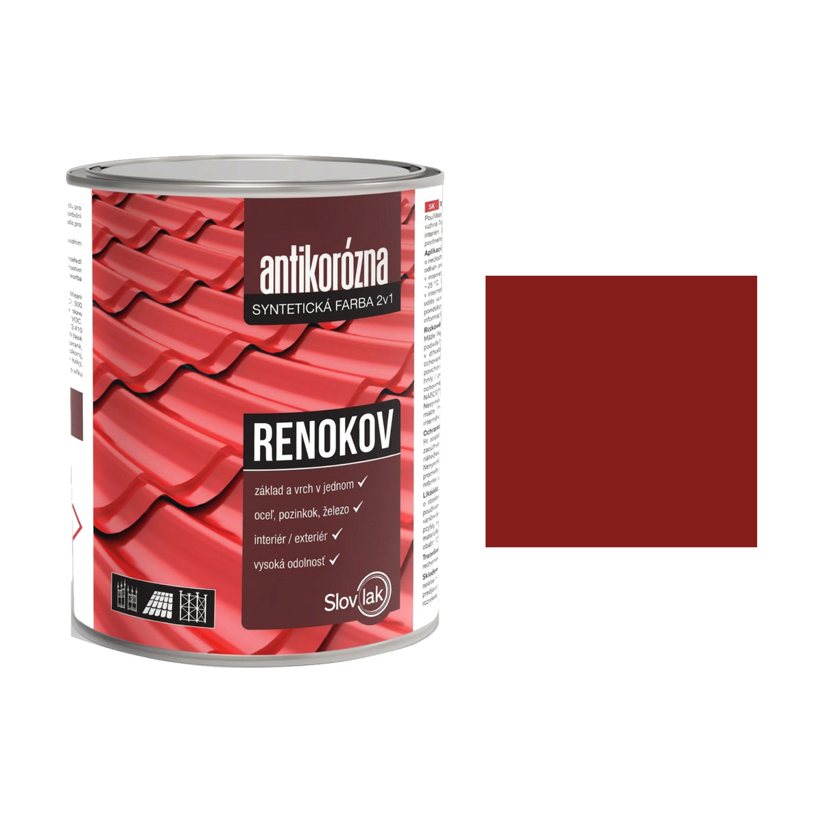 Slovlak RENOKOV 0840 Červenohnědý