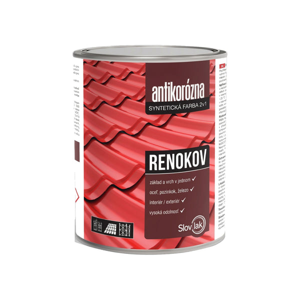 Slovlak RENOKOV antikorozní barva na kov 2v1