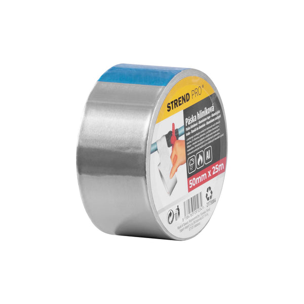 STREND PRO Hliníková páska zesílená, obal 50 mm x 25 m