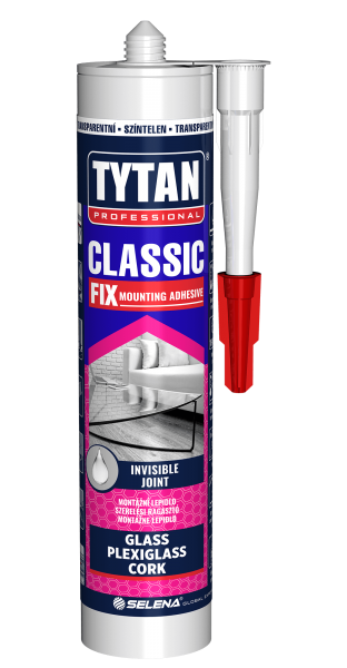 TYTAN CLASSIC FIX Montážní lepidlo transparentní 310ml