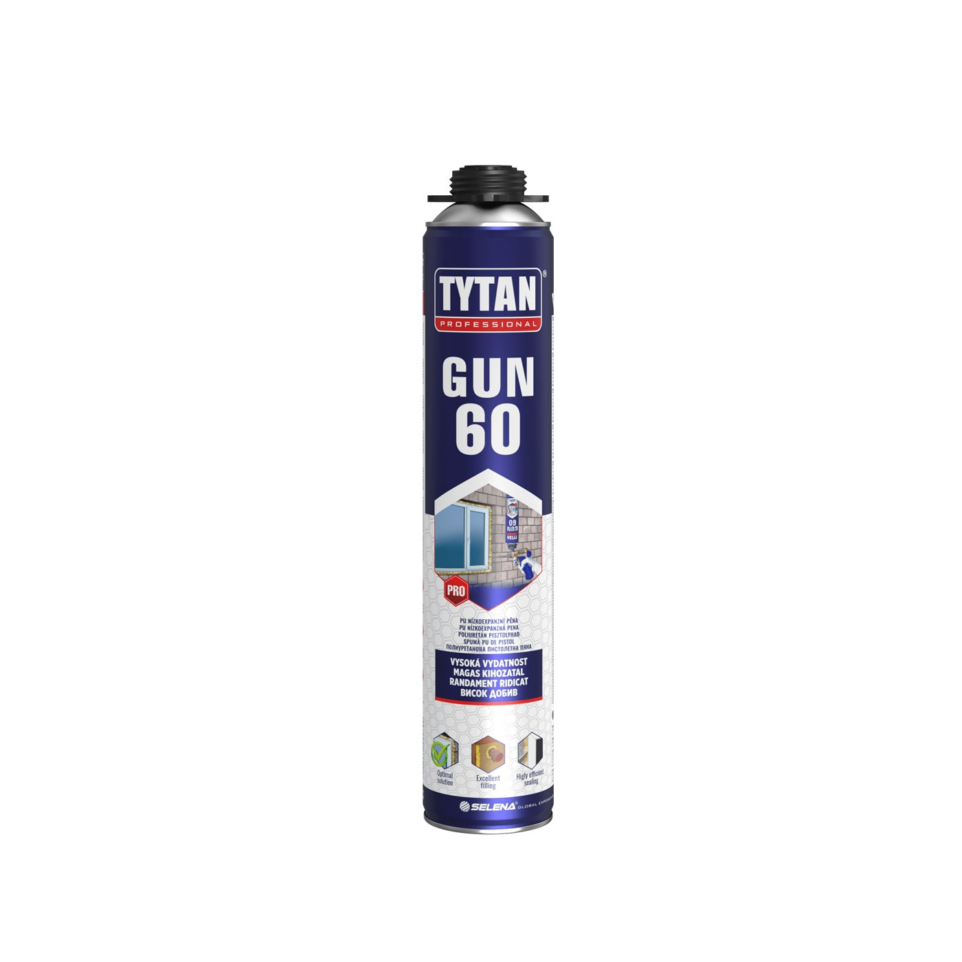 TYTAN GUN 60 montážní PUR pěna pistolová 750 ml