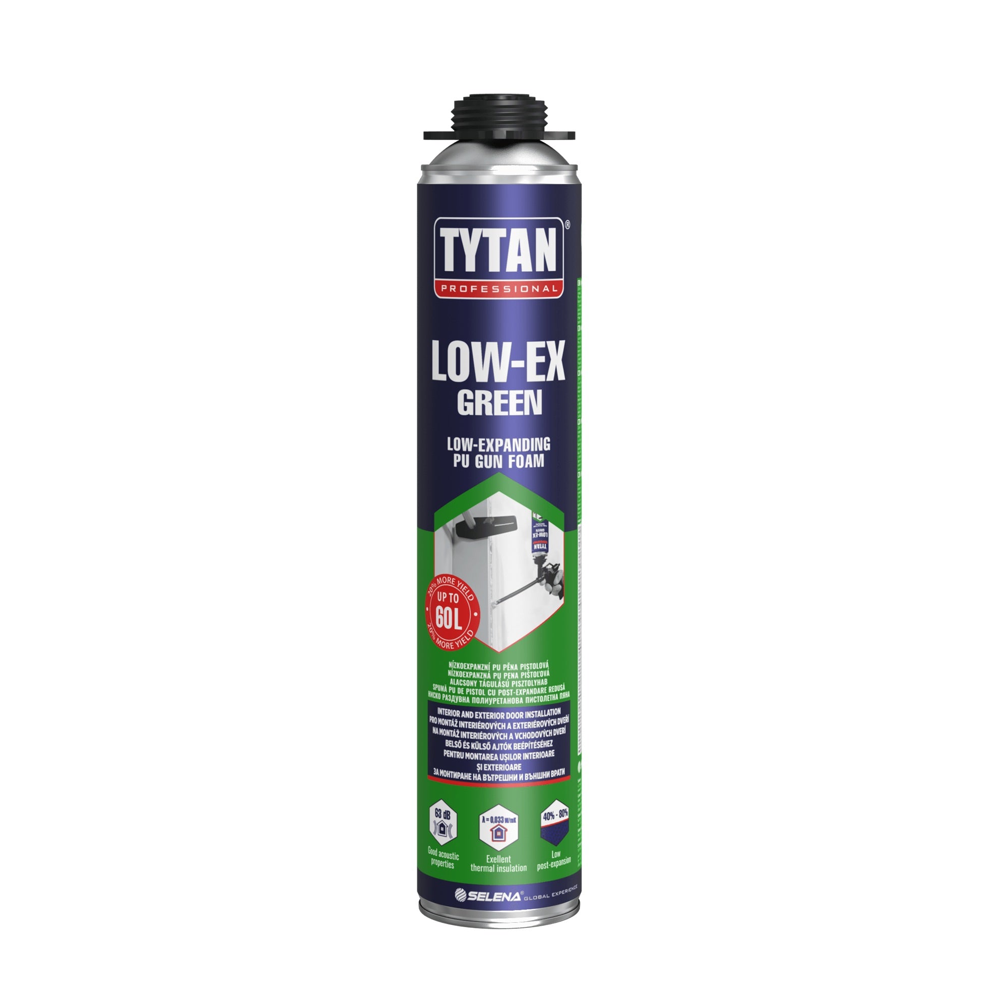 TYTAN LOW-EX GREEN montážní PUR pěna pistolová_10049726