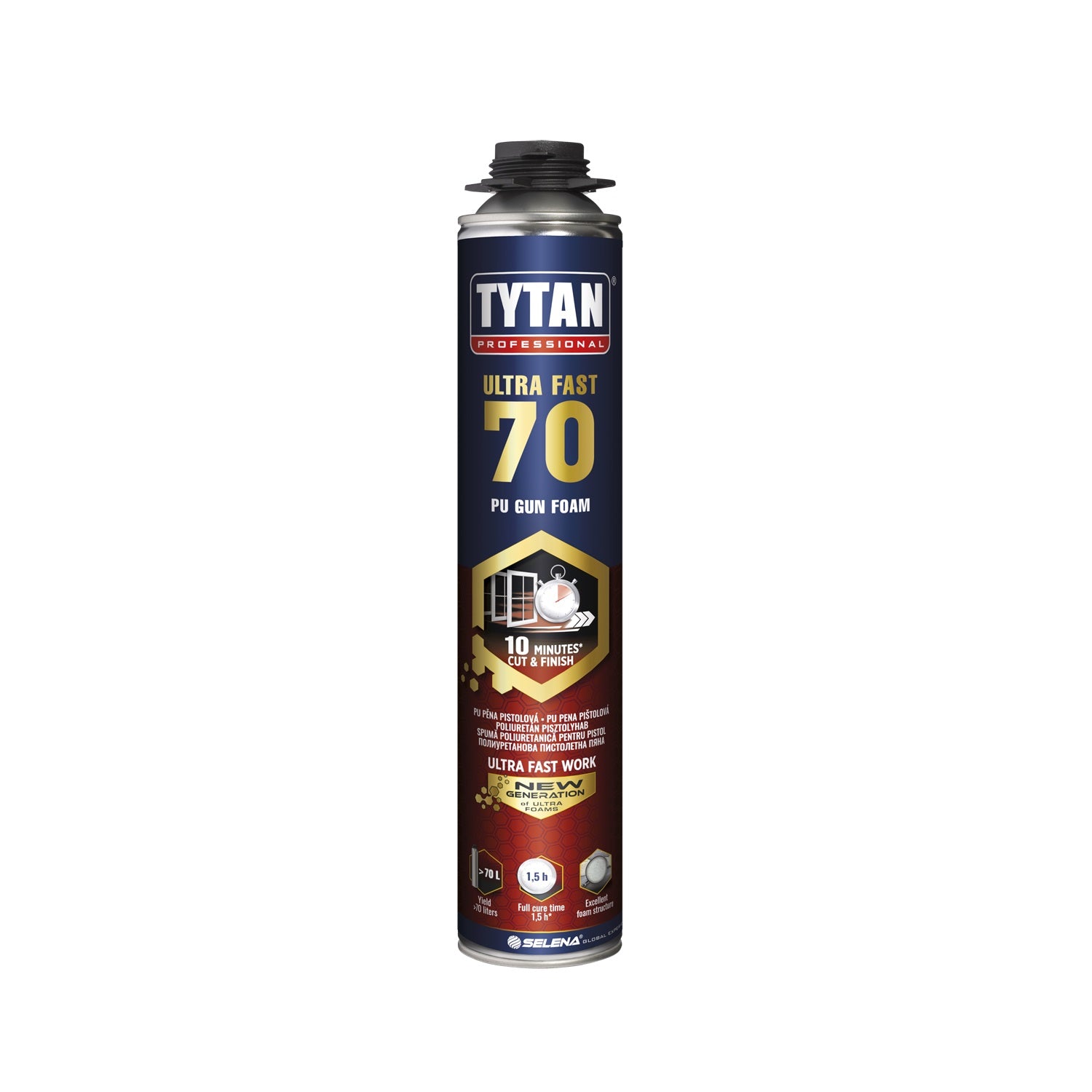 TYTAN ULTRA FAST 70 montážní PUR pěna pistolová 870 ml