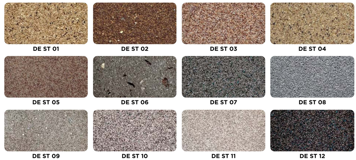Weber Weberpas design stone vzorník odstínů