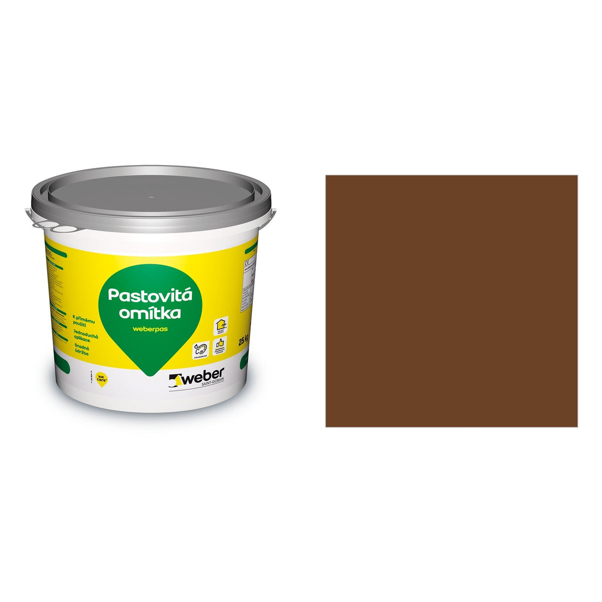 Weber weberpas silikon brick BR6 tmavě hnědá