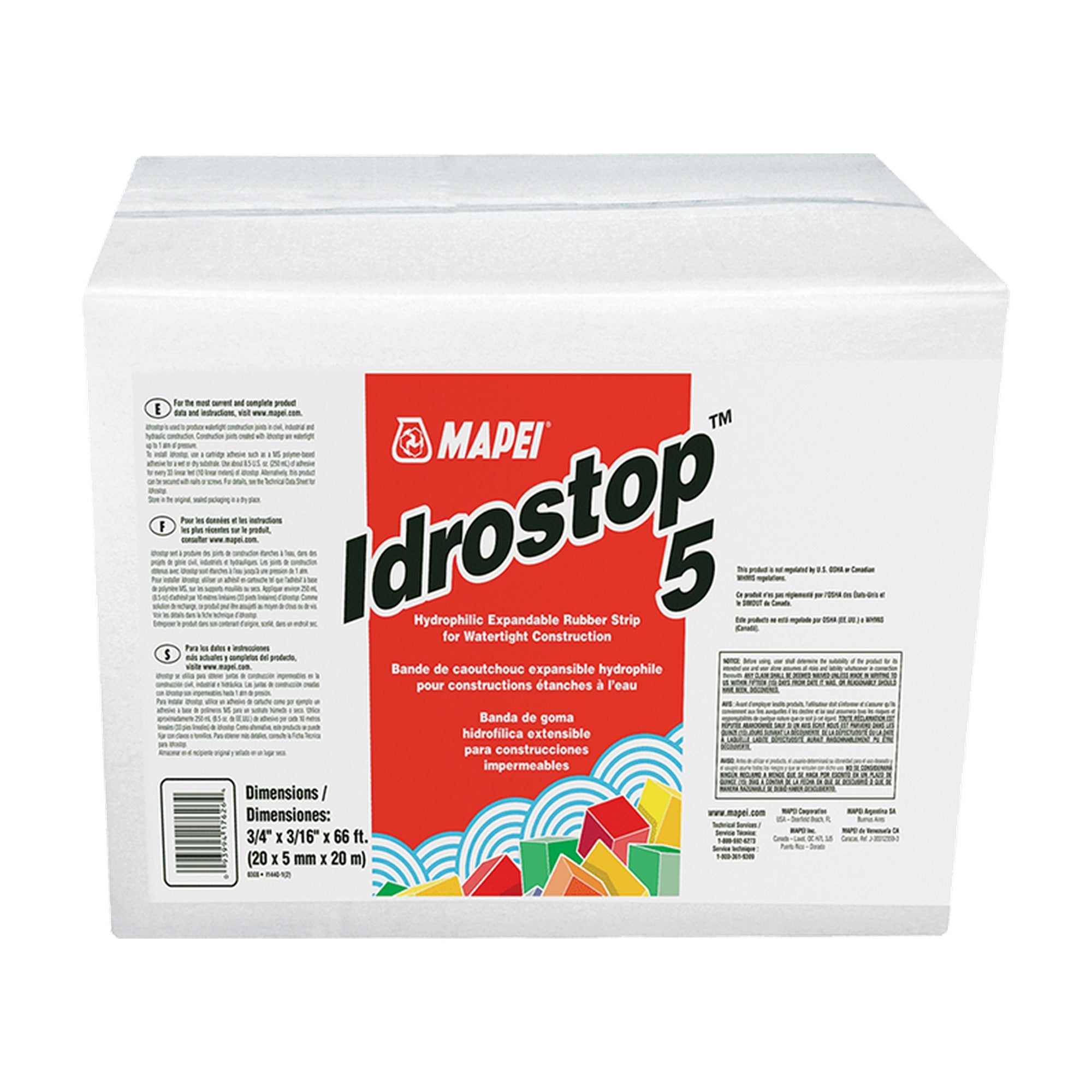 MAPEI Idrostop hydrofilní expandující těsnící profil pro pracovní spáry 20 x 10 mm (10 m)