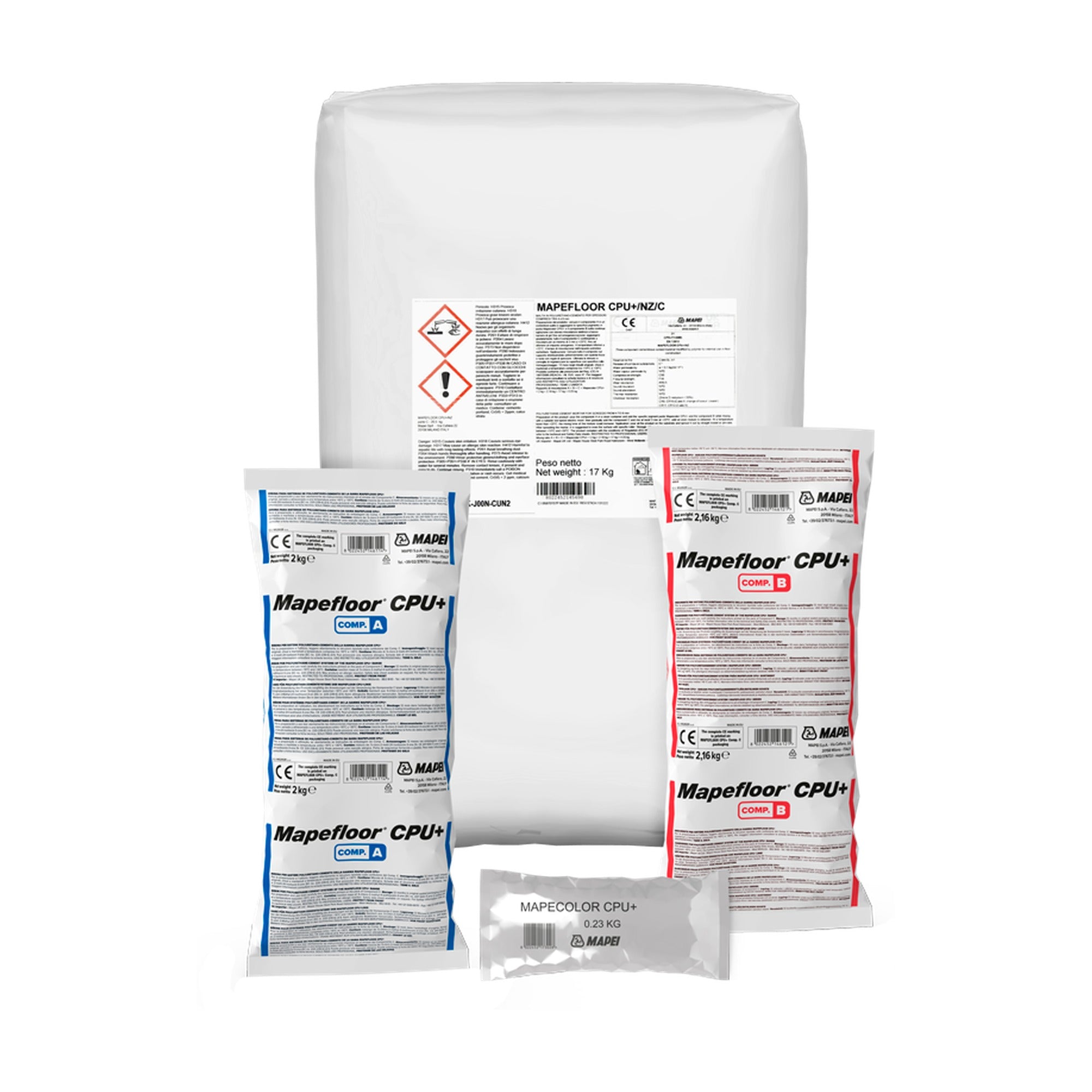 MAPEI Mapefloor CPU+/NZ polyuretan-cementová malta na průmyslové podlahy 4-6 mm 21.16 kg