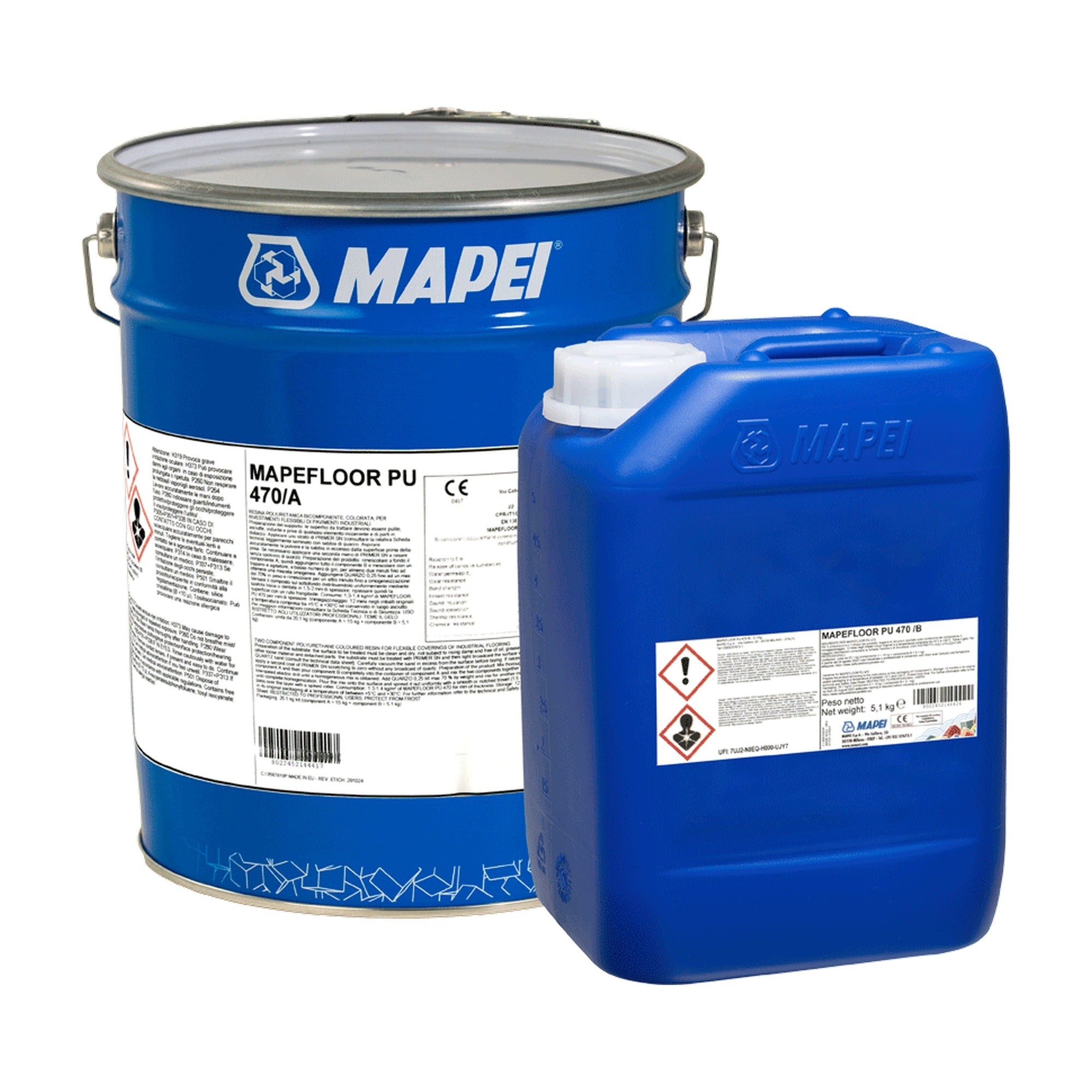 MAPEI Mapefloor PU 470 polyuretanová pryskyřice na průmyslové podlahy 20.1 kg
