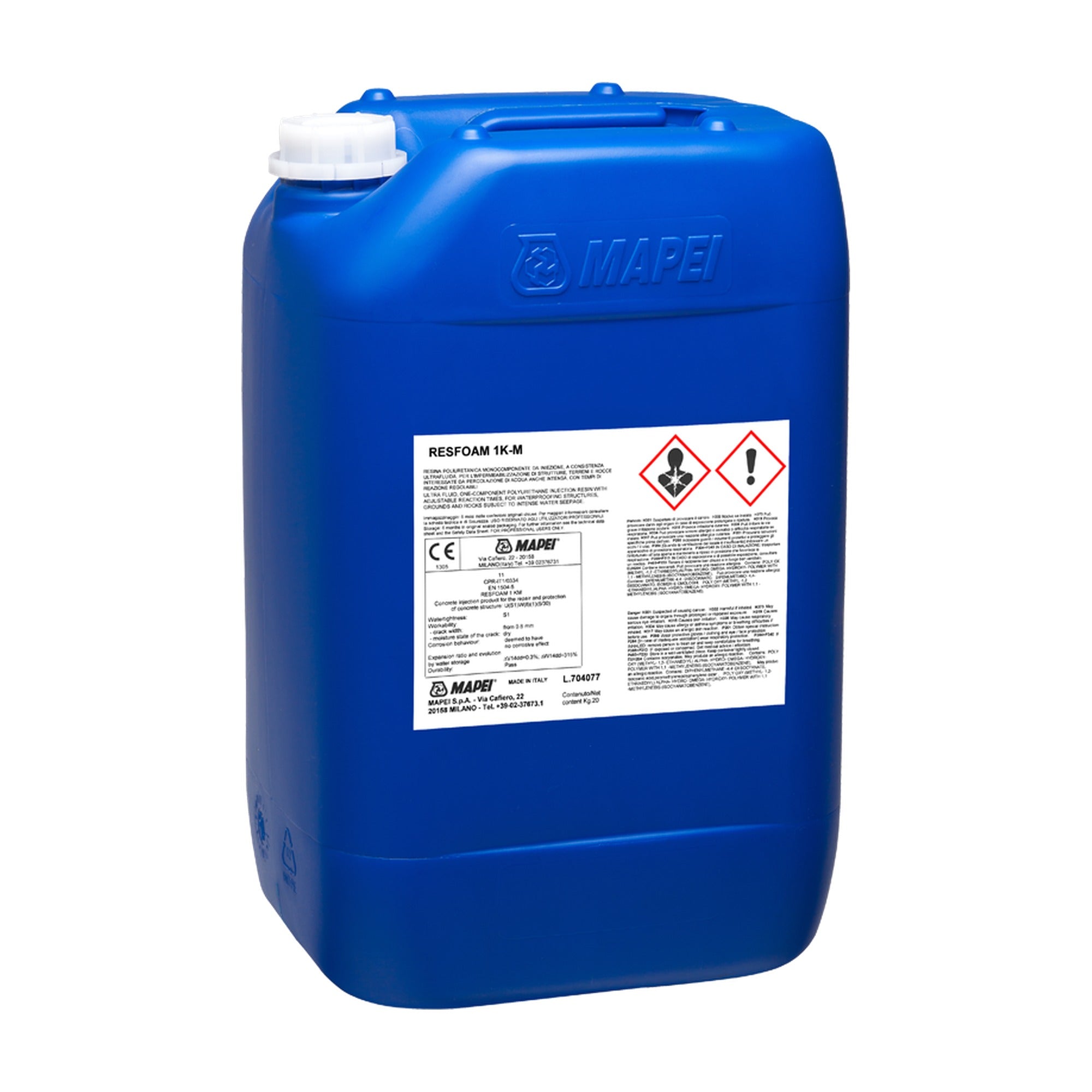 MAPEI Resfoam 1KM injektážní polyuretanová pryskyřice 20 kg